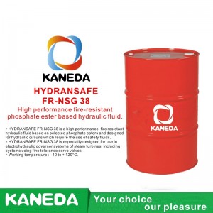 KANEDA HYDRANSAFE FR-NSG 38 Высокоэффективная огнестойкая гидравлическая жидкость на основе фосфатного эфира.