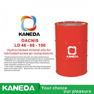 KANEDA DACNIS LD 32 - 46 - 68 Минеральные масла с гидрокрекингом для винтовых воздушных компрессоров со смазкой.