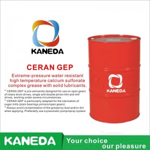 KANEDA CERAN GEP Водостойкая высокотемпературная комплексная консистентная смазка на основе сульфоната кальция с твердыми смазочными материалами.